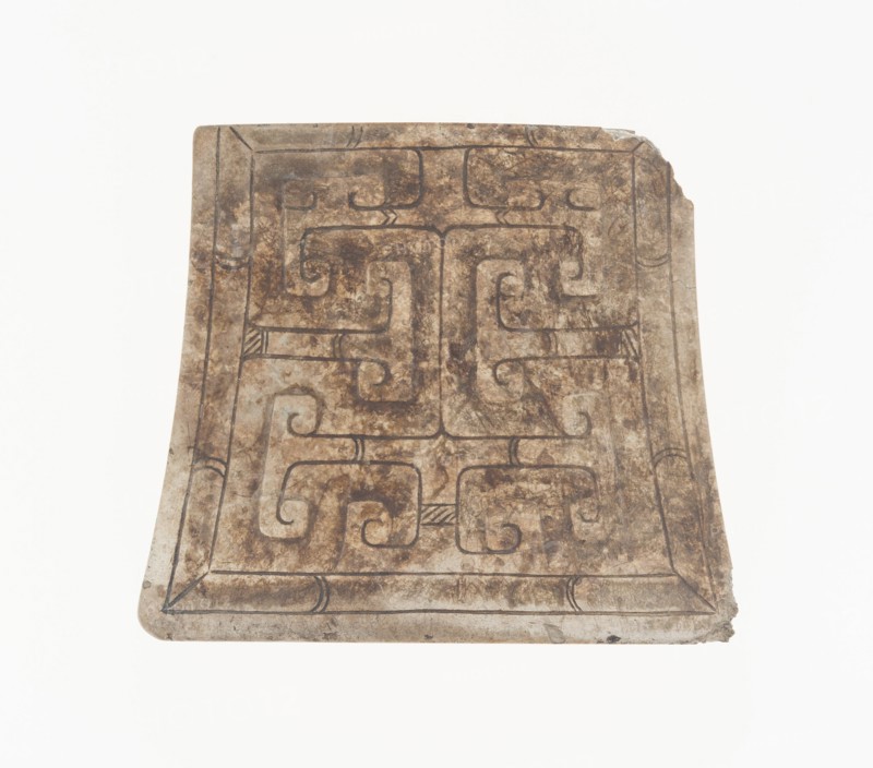 Scabbard Chape, Western Han dynasty (206 B.C.-A.D. 9).