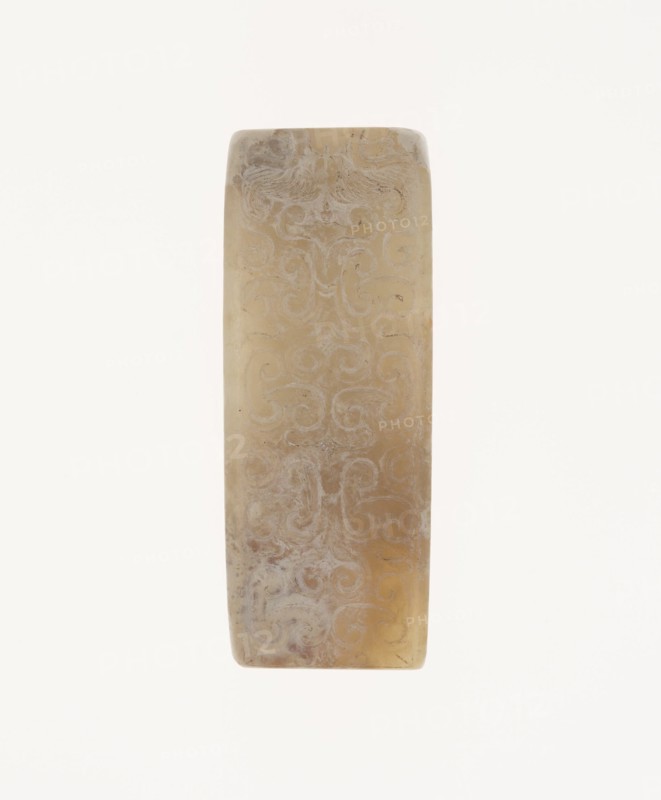 Scabbard Slide, Western Han dynasty (206 B.C.-A.D. 9).