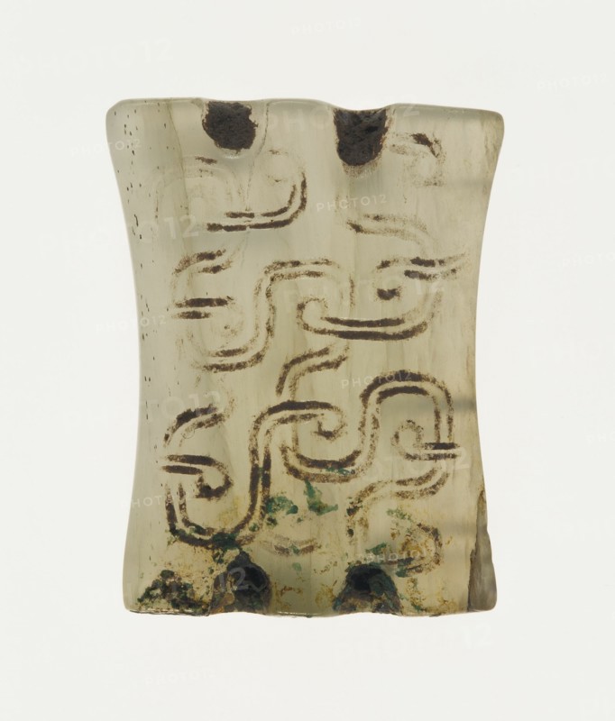 Plaque with Interlinked Scrolls, Eastern Zhou period, 7th century B.C.