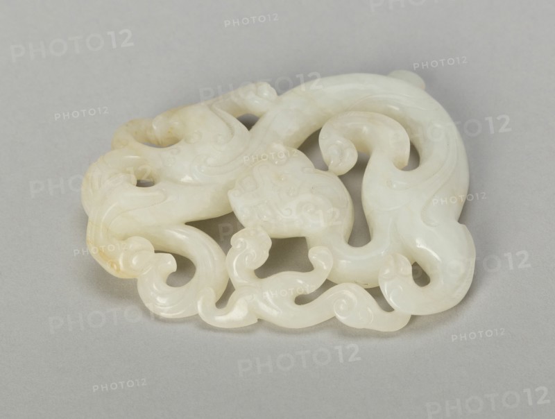 Coiled Dragon, late Ming (1368-1644) or early Qing dynasty (1644-1911), 17th century.