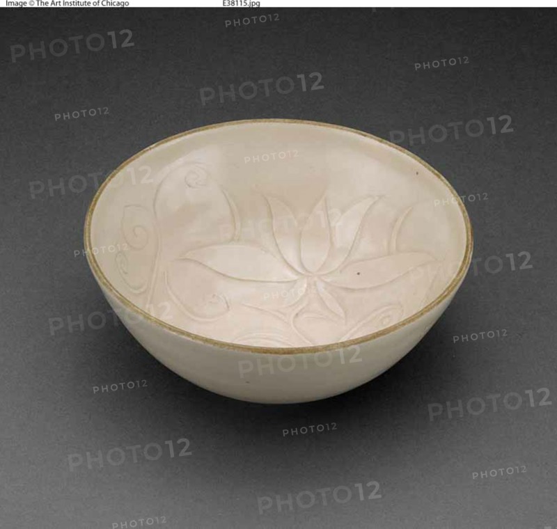 Bowl with Stylized Flowers and Leaves, Style of Northern Song dynasty (960-1127), probably 20th century.