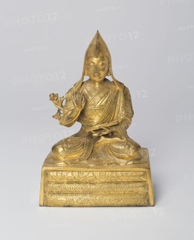 Portrait of a Tibetan Lama, possibly the Seventh Dalai Lama, 19th century.