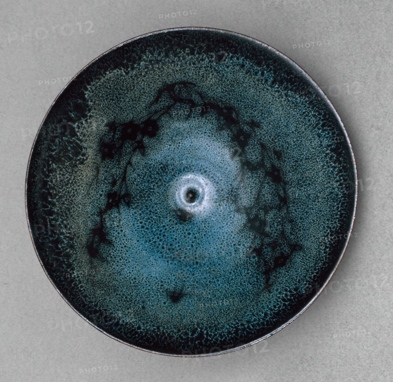 Conical Bowl with Blossoming Plum, Southern Song dynasty (1127-1279).