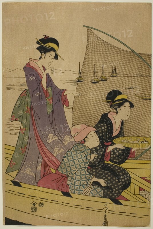 Women on a Fishing Boat, c. 1780/1800.