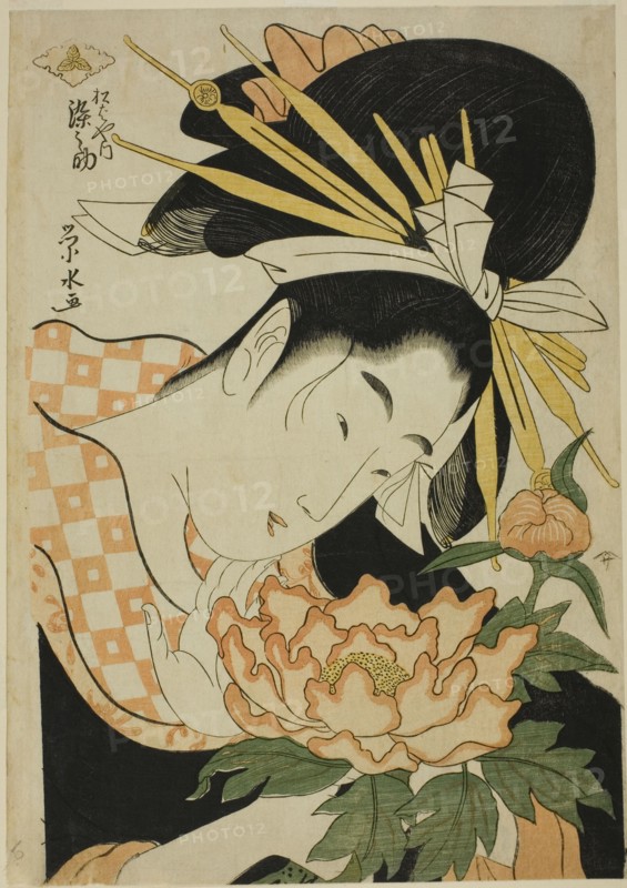 The Courtesan Somenosuke of the Matsubaya, c. 1797.