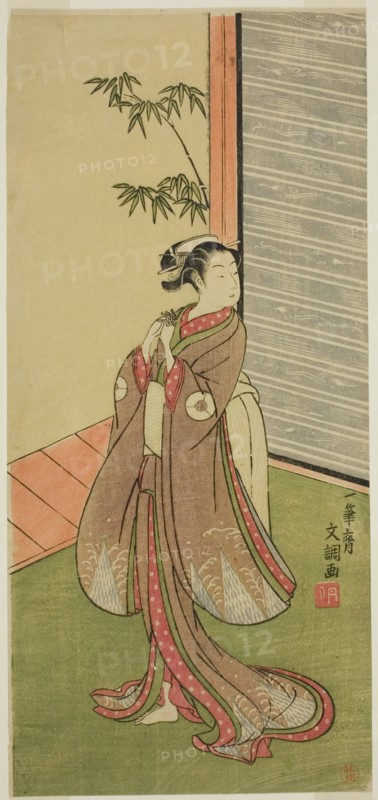 The Actor Iwai Hanshiro IV in a Female Role, c. 1769.