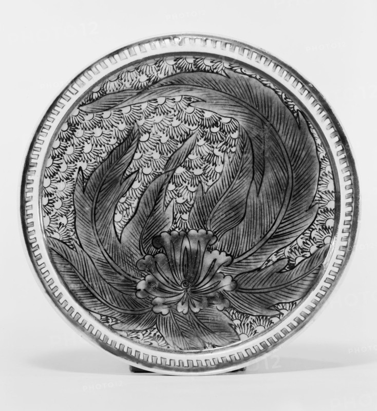 Kutani-Ware Plate, Late 17th century.