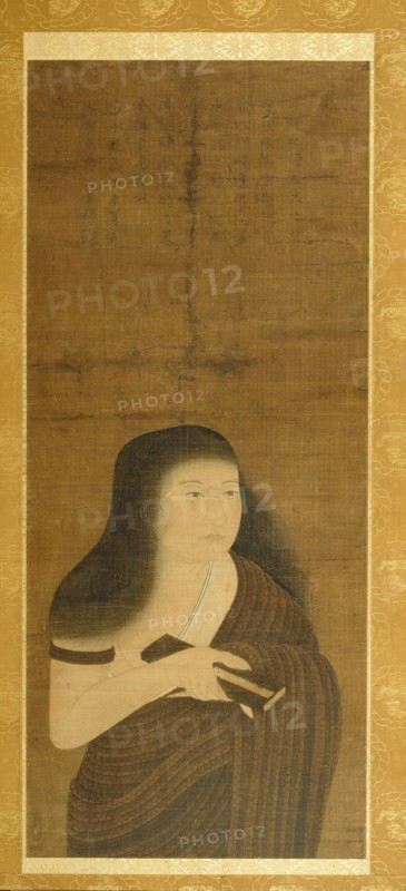 Monju Dressed in a Robe of Braided Grass (Nawa Monju), dated 1415.