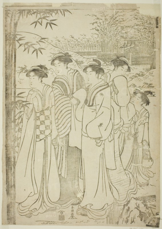 Parody of the Seven Sages of the Bamboo Grove, c. 1780/1801.