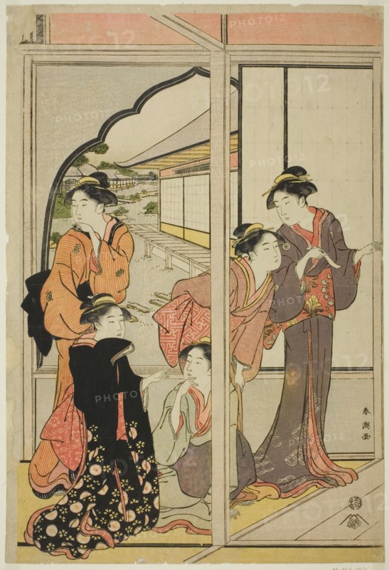 Women in a Mansion, c. 1780/1801.