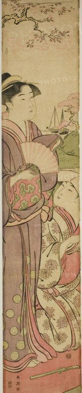 Viewing Cherry Blossoms, c. 1788/89.