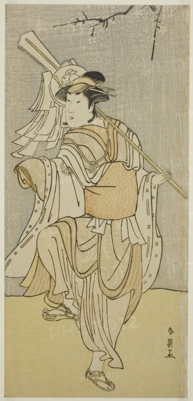 The Actor Segawa Kikunojo III as Osaku in the Play Sayo no Nakayama Hiiki no Tsurigane, Performed at the Nakamura Theater in the Eleventh Month, 1790, c. 1790.