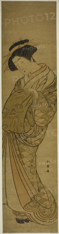 A Courtesan of the Matsubaya, Japan, mid-late 1770s.