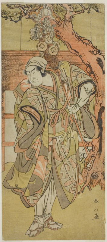 The Actor Nakamura Nakazo I as a peddler of toys, Japan, c. 1782/90.