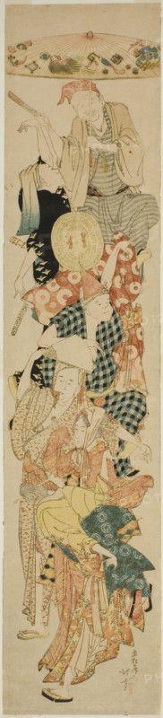 Bon Festival Dance, Japan, c. 1804/06.