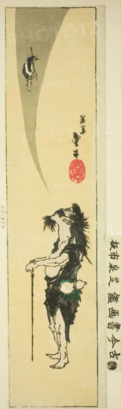 Daoist immortal Li Tieguai (Japanese: Tekkai), Japan, c. 1830/44.