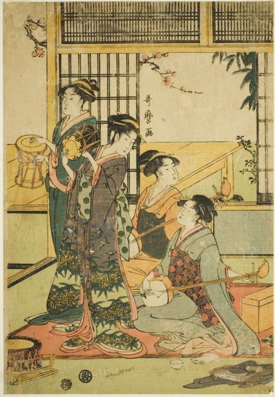 Drums and Shamisen, Japan, n.d.