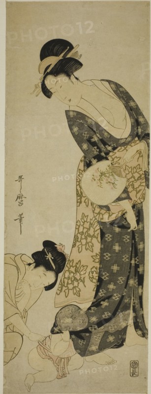 Mother and Child, Japan, c. 1800.