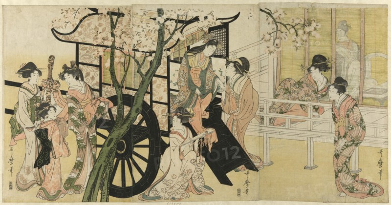 An Imperial Carriage, Japan, c. 1801/04.