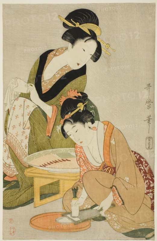 Preparing a Meal, Japan, c. 1798/99.