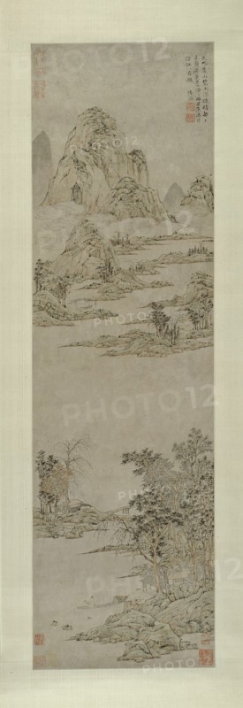 Pulling Oars under Clearing Autumn Skies (Distant Mountains), China, Ming dynasty (1368-1644); c. 1545.