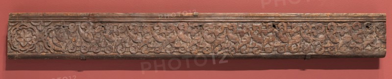 Fragment of an architectural molding, Morocco, Marinid dynasty (1244-1465), 14th century.