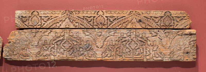 Fragment of an architectural molding, Morocco, Marinid dynasty (1244-1465), 14th century.