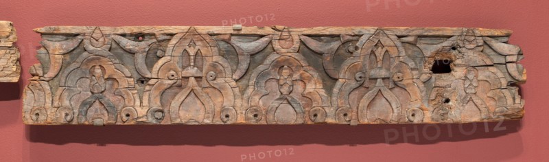 Fragment of an architectural molding, Morocco, Marinid dynasty (1244-1465), 14th century.