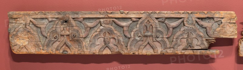 Fragment of an architectural molding, Morocco, Marinid dynasty (1244-1465), 14th century.