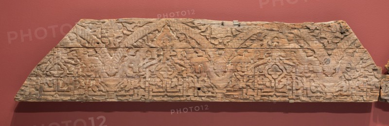 Fragment of an architectural molding, Morocco, Marinid dynasty (1244-1465), 14th century.