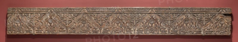 Fragment of an architectural molding, Morocco, Marinid dynasty (1244-1465), 14th century.