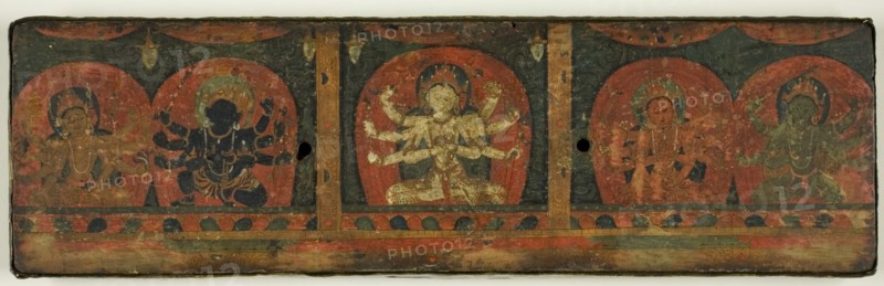 Manuscript Cover from the Five Protectors (Pancharaksha), 13th century.