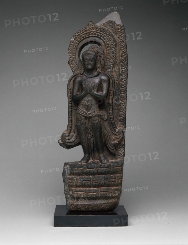 God Vishnu's Mount, Garuda, Standing with Hands in Gesture of Adoration (Anjalimudra), 11th century or earlier.