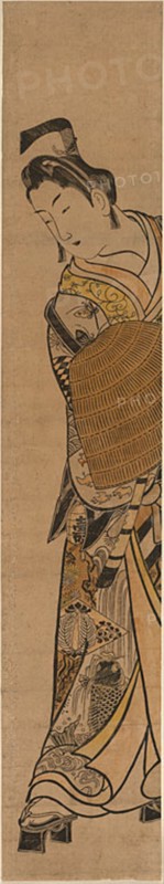 The Actor Onoe Kikugoro I as Soga no Goro, c. 1744.