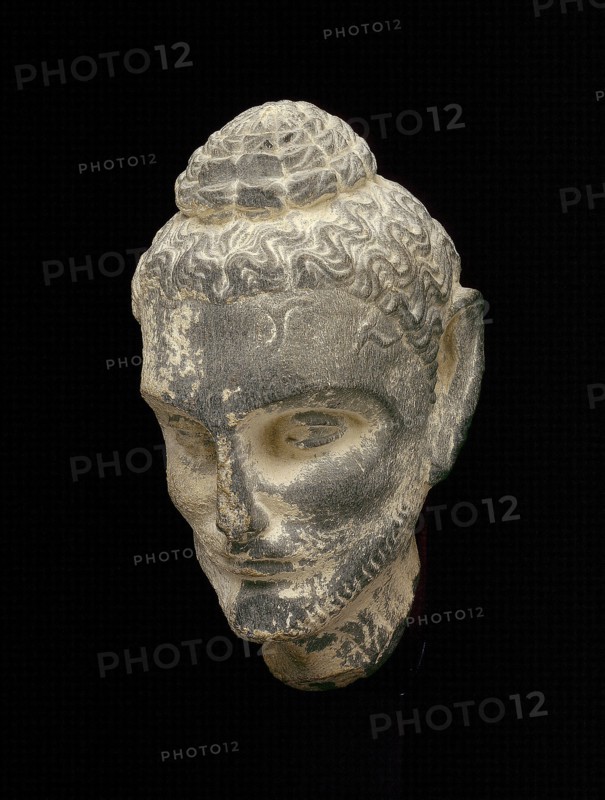 Head of Emaciated Siddhartha, 2nd/3rd century. Ancient region of Gandhara (modern Pakistan).