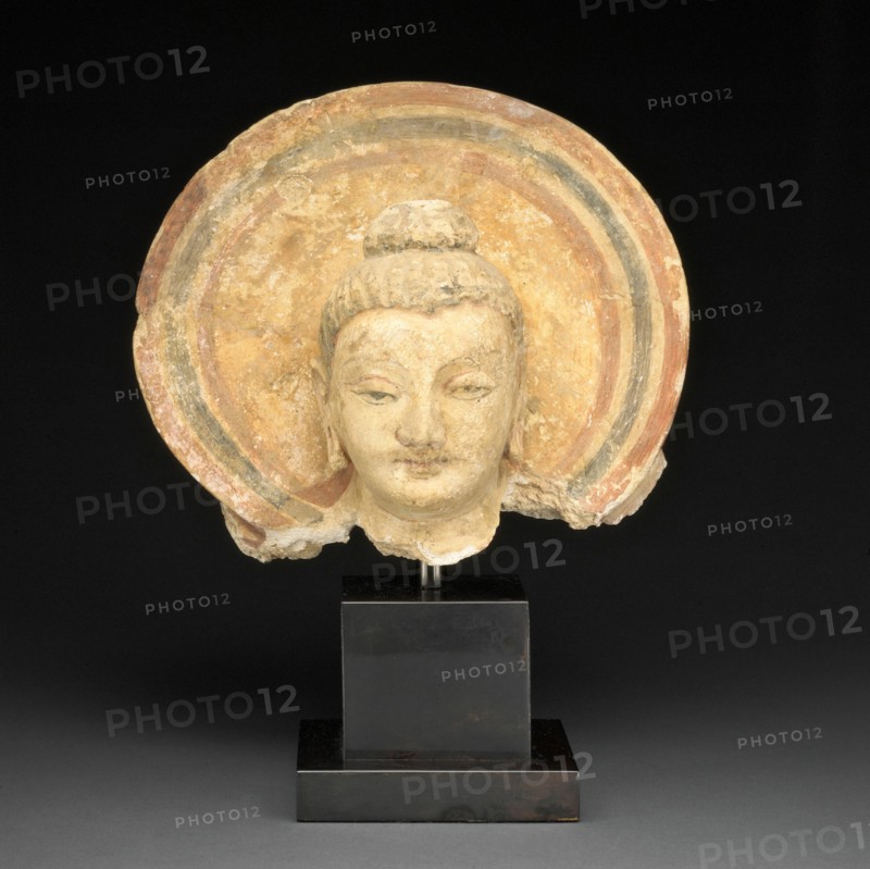 Head of Buddha, 3rd/4th century. Ancient region of Gandhara (modern Afghanistan or Pakistan).