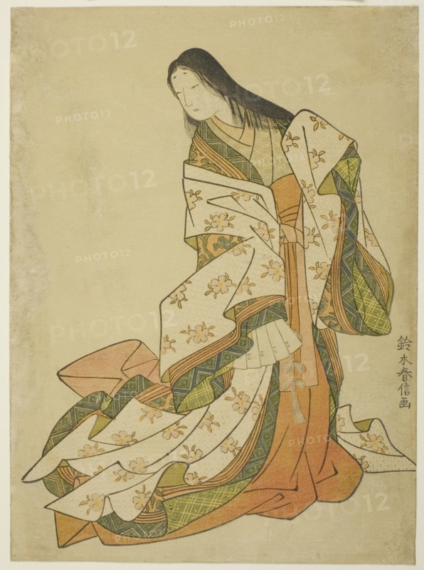 The Poetess Ono no Komachi, Edo period (1615-1868), 1767/68.