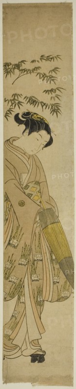 Young Woman Walking in Snow, c. 1767/68.