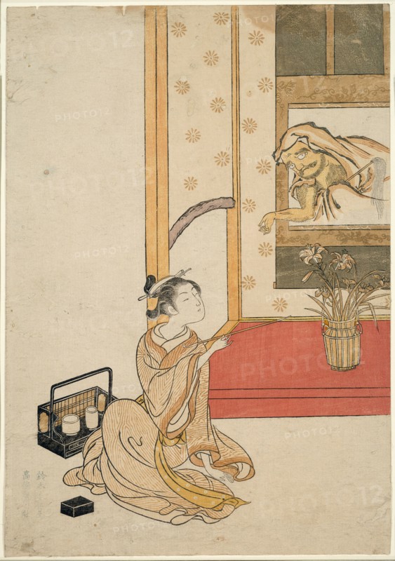 Giving Daruma a Smoke, 1765.