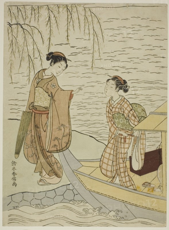 Two Girls Leaving a Boat, c. 1767/68.