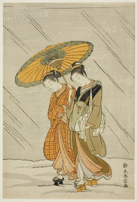 Snow on the Way Back from the Public Bath, c. 1766/67.