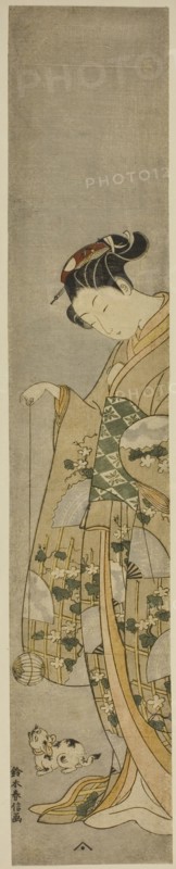 Girl Playing with a Cat, c. 1769/70.