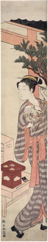 The Tea Stall - Kagiya Osen, c. 1769.