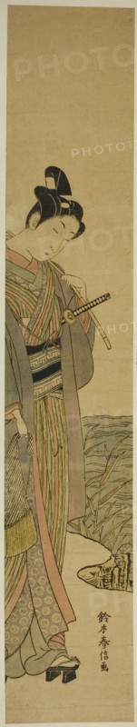 Young Man with Fishing Pole and Net, c. 1769.