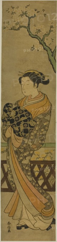 Courtesan Parading Beneath Cherry Tree, c. 1769/70.