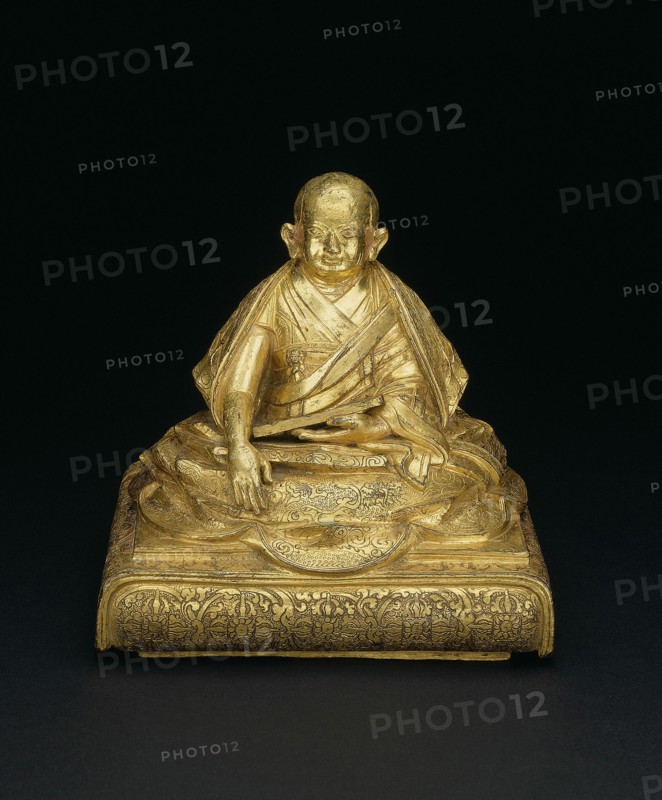 Portrait of the Great Fifth Dalai Lama, 18th century.