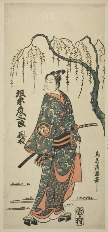 The Actor Bando Hikosaburo II, c. 1760.