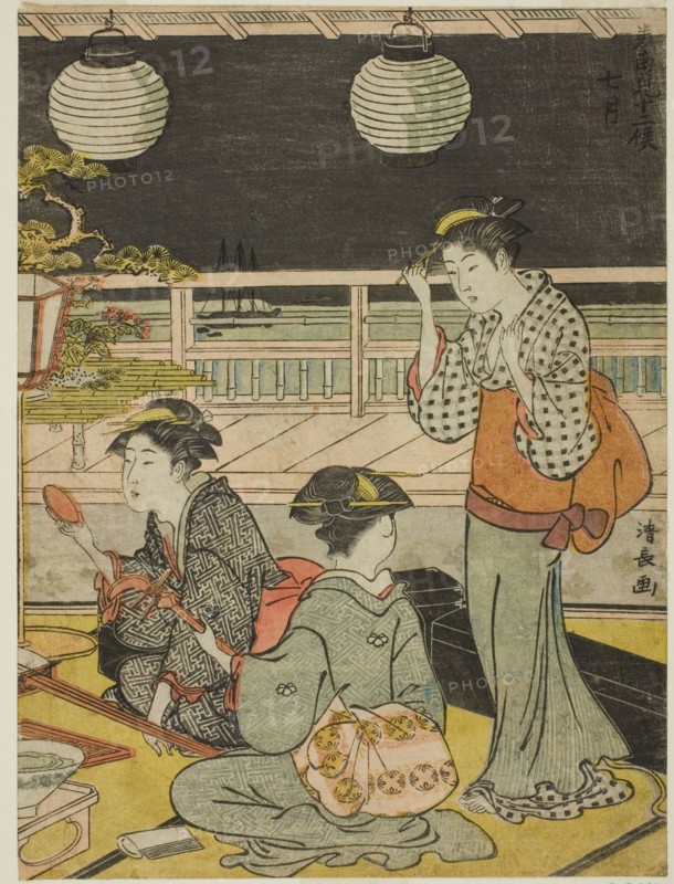 The Seventh Month (Shichigatsu), from the series "Twelve Months in the South (Minami juni ko)", c. 1783/84.