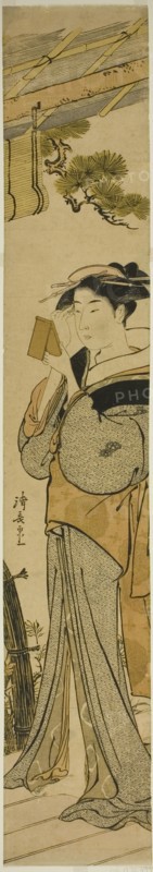 Geisha Applying Makeup, c. 1781.
