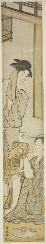 Two Women and a Child after a Bath, c. 1782.